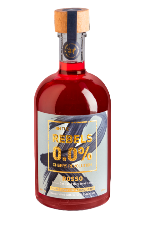 Bottle of Rebels 0.0% - non-alcoholic Rosso